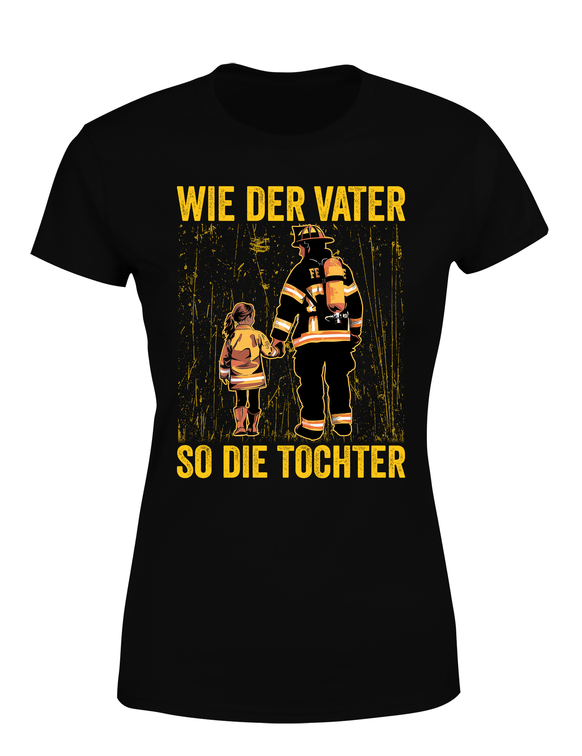 Feuerwehr Geschenk T-Shirt – Wie der Vater so die Tochter